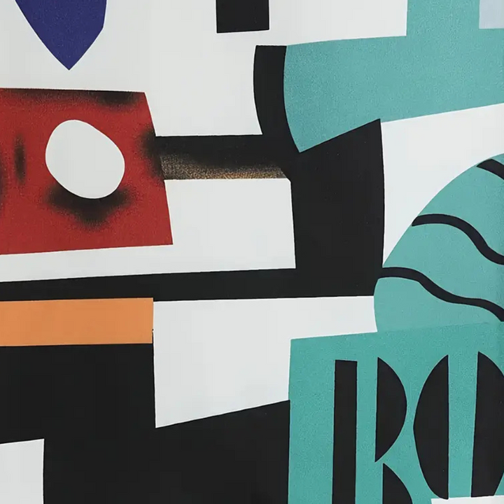 Abstrakte Kunst Leinwanddruck für modernes Wohndesign-Luzern Mode