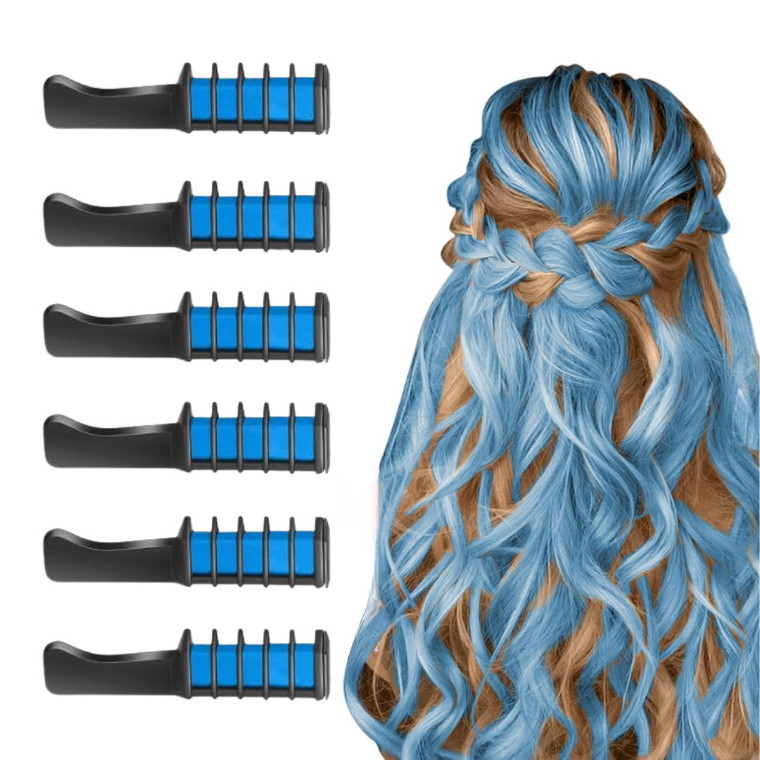 Lockenstab Set für Voluminöse Locken und Wellen Styling-Blau-Luzern Mode