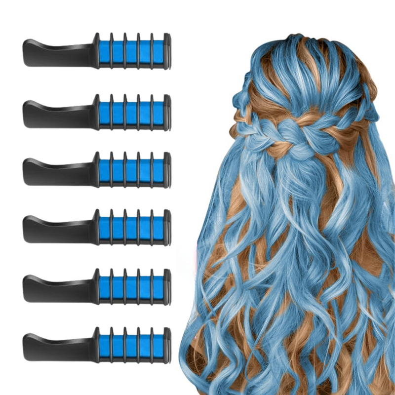 Lockenstab Set für Voluminöse Locken und Wellen Styling-Blau-Luzern Mode