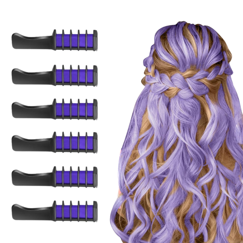 Lockenstab Set für Voluminöse Locken und Wellen Styling-Lila-Luzern Mode