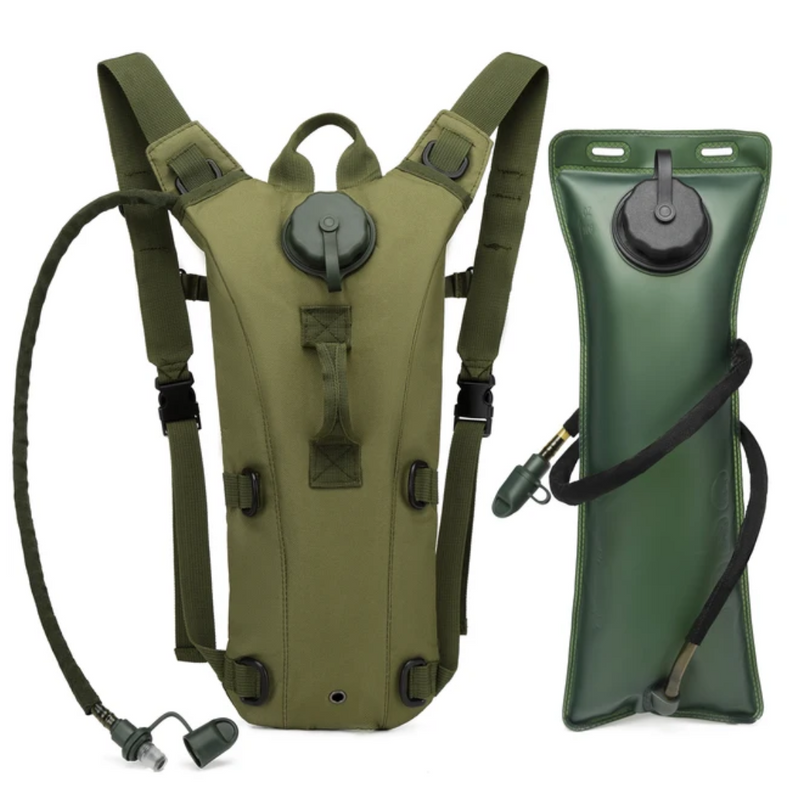 Wasser-Rucksack | 3L Langlebig Vielseitig Auslaufsicher Verstellbar Komfortabel-Grün-Luzern Mode