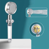 Duschkopf | Wasser-sparend 360 Grad Kraftvoller Ventilator AquaTurbo-Luzern Mode