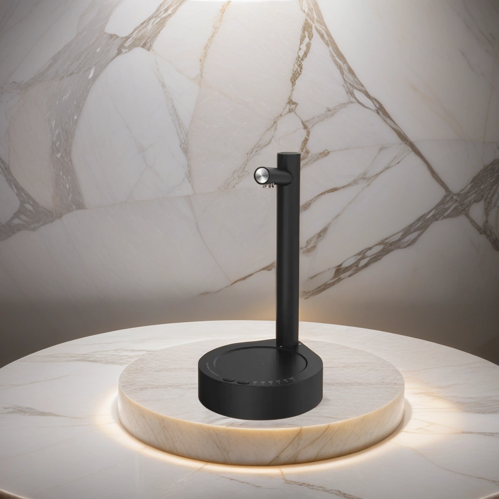 Automatischer Wasserspender | Mühelos | 7 Einstellungen | USB-aufladbar-Schwarz-Luzern Mode
