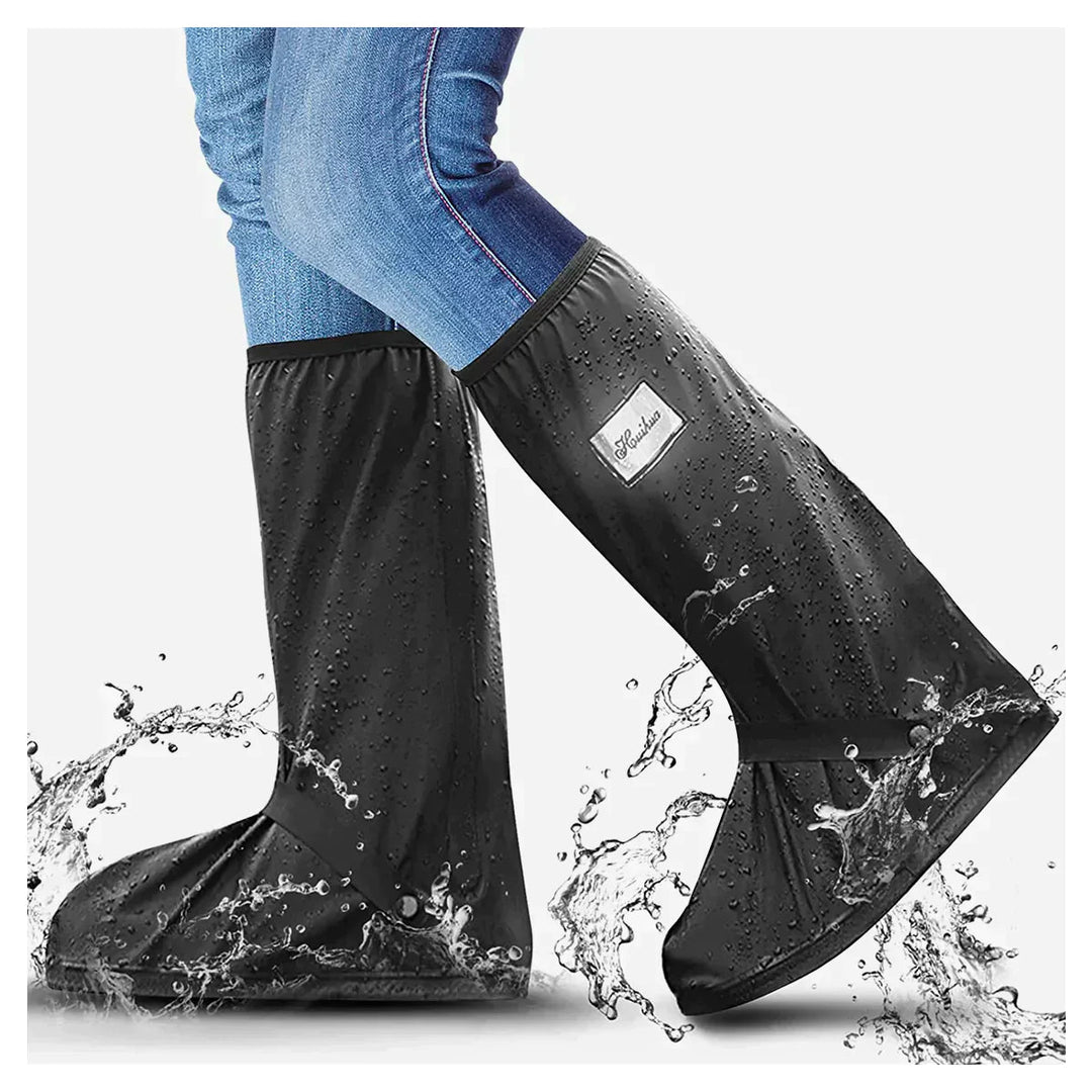 Schoenovertrekken | Schwarz | Wasserdicht | Schlammfest | Hoch-Luzern Mode
