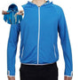 Herren Outdoorjacke | Wasserfest | Winddicht | Reißverschluss | Kragen-Blau-S-Luzern Mode