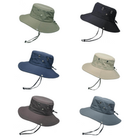 Outdoor Hut Herren UV-Schutz | Wasserabweisender Sonnenhut | Atmungsaktiv & faltbar-Luzern Mode