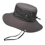 Outdoor Hut Herren UV-Schutz | Wasserabweisender Sonnenhut | Atmungsaktiv & faltbar-Kaffee-Luzern Mode