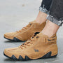 Barfußschuhe wasserdicht | rutschfest | Damen Herren | flexibel | Outdoor | Alltag-Braun-36-Luzern Mode