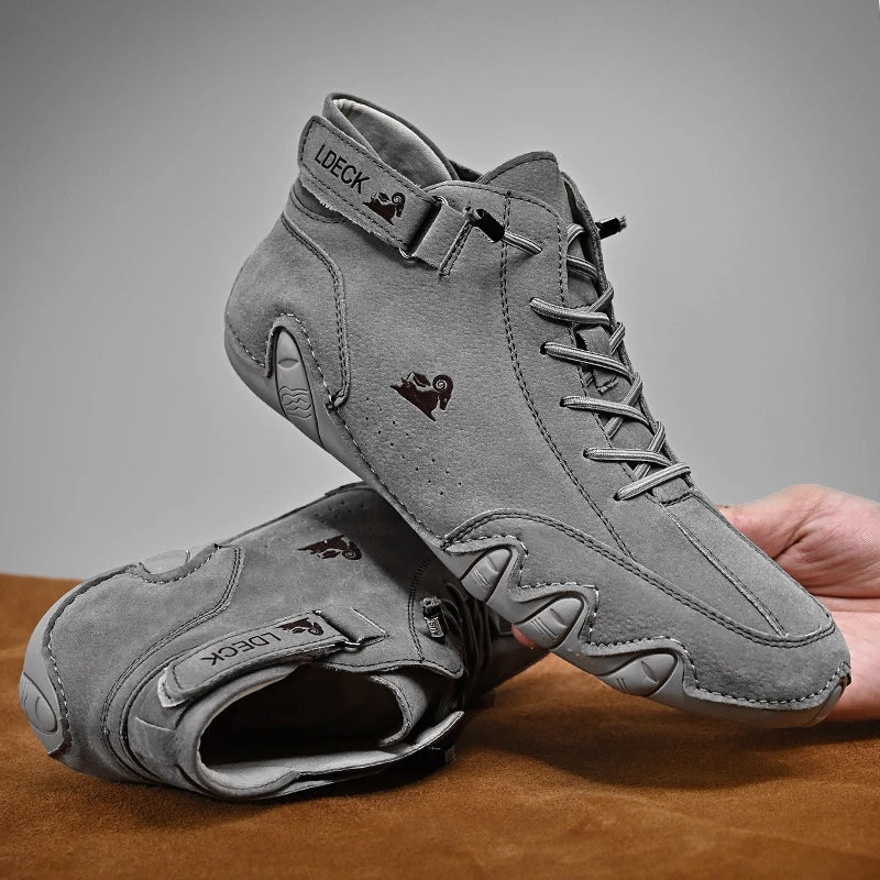 Barfußschuhe wasserdicht | rutschfest | Damen Herren | flexibel | Outdoor | Alltag-Grau-36-Luzern Mode