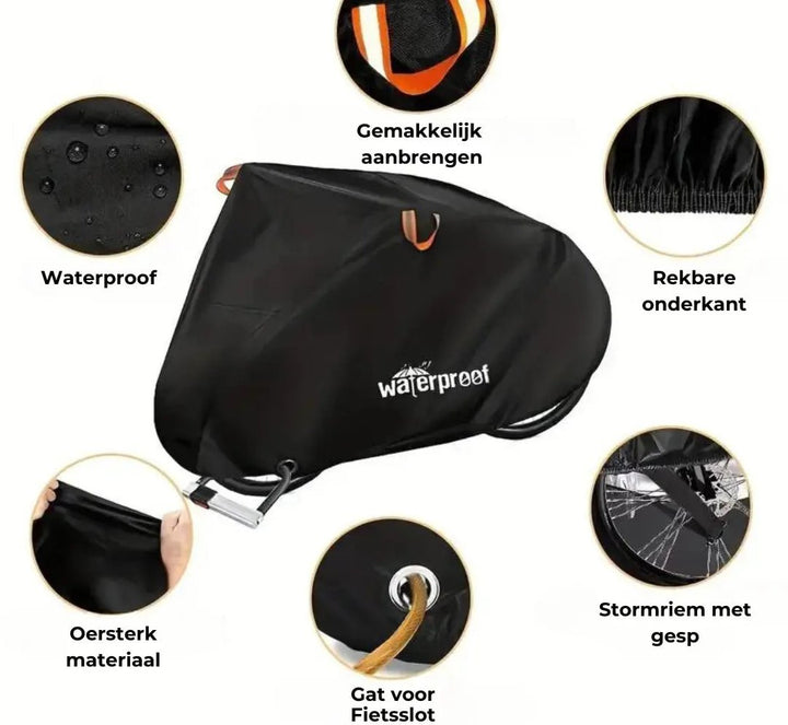 Fahrradabdeckung | Wasserdicht 3-lagig Langlebig Schwarz Schützend Praktisch-Luzern Mode