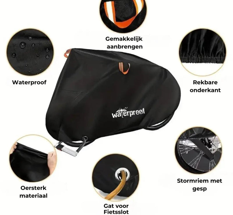 Fahrradabdeckung | Wasserdicht 3-lagig Langlebig Schwarz Schützend Praktisch-Luzern Mode
