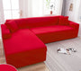 Bankbezug | Wasserfest | Dehnbar | Einfarbig | Maschinenwaschbar | Weich-Rot-1 Zitter 90-140cm-Luzern Mode