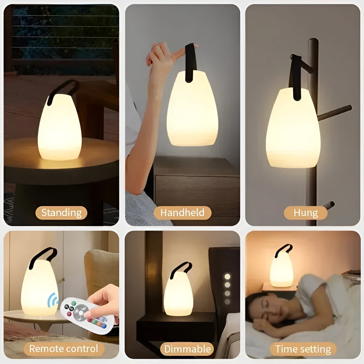 Tischlampe | LED | Wasserdicht | Aufladbar | Mehrfarbig | Einstellbar-Luzern Mode