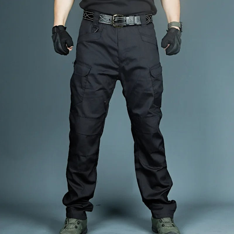 Taktische Outdoor-Hose mit Mehrfach-Taschen für Herren-Schwarz-S-Luzern Mode