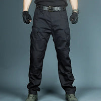 Taktische Outdoor-Hose mit Mehrfach-Taschen für Herren-Schwarz-S-Luzern Mode