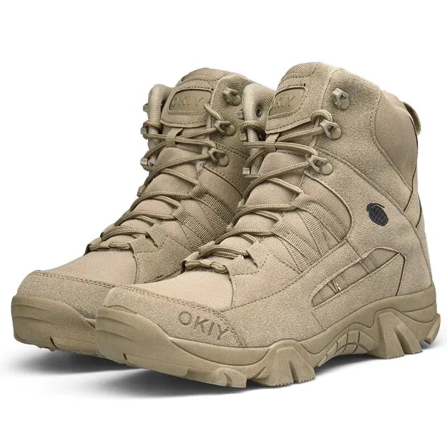 Herren Wanderschuhe Outdoor Trekkingstiefel rutschfest-Weiß-40-Luzern Mode