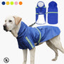 Hunderegenjacke | Wasserdicht Stabil Langlebig Bequem Klettverschluss-Blau-S-Luzern Mode