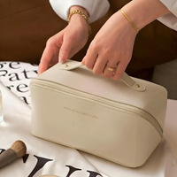 Luxuriöse Kosmetiktasche aus Leder für Reisen und Alltag-Luzern Mode