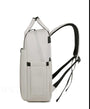 Laptoprucksack | Wasserdicht | Verstellbar | Geräumig | Fächer | Reißverschluss-Beige-Luzern Mode