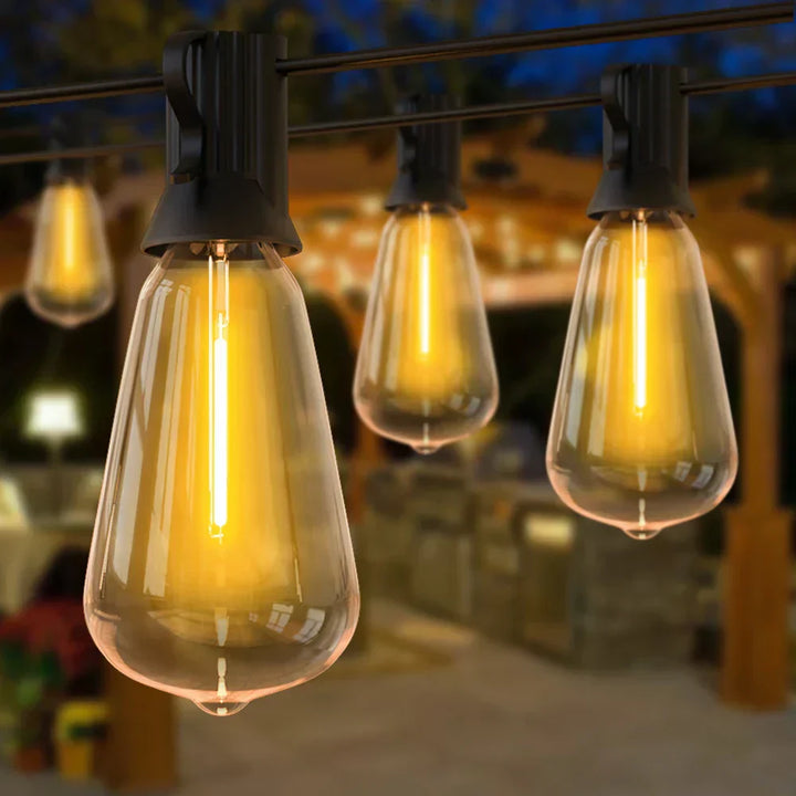 Outdoor LED Lichterkette | Wasserdicht Stilvoll Stimmungsvol Vielseitig-Luzern Mode