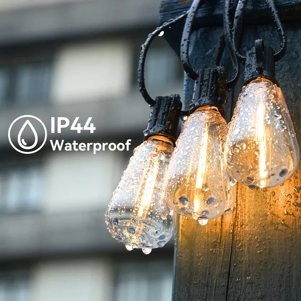 Outdoor LED Lichterkette | Wasserdicht Stilvoll Stimmungsvol Vielseitig-Luzern Mode