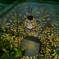 Garten-Hängelampe | Solar Wiederaufladbar Langlebig LED Stimmungsvolles Stilvolles Unikat-Luzern Mode