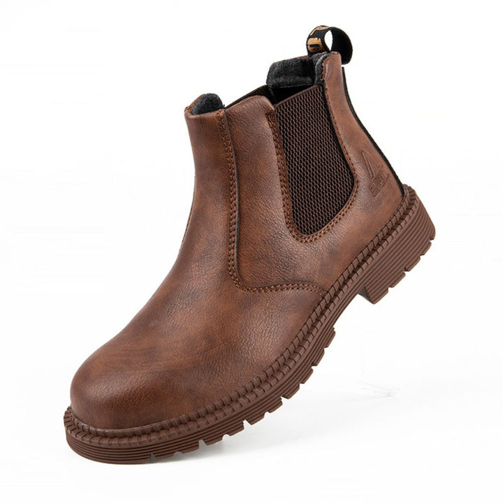 Wasserdichte Chelsea Boots für Herren - Rutschfest & Robust-Braun-40-Luzern Mode