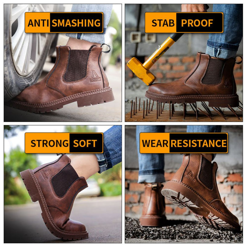 Wasserdichte Chelsea Boots für Herren - Rutschfest & Robust-Luzern Mode