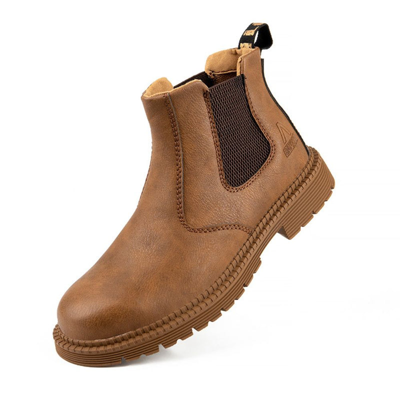 Wasserdichte Chelsea Boots für Herren - Rutschfest & Robust-Kamel-40-Luzern Mode