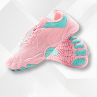 Barfuß-Schuhe | Sportlich | Unisex | Wasserdicht | Schnürverschluss-Rosa-Blau-35-Luzern Mode
