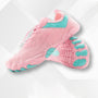 Barfuß-Schuhe | Sportlich | Unisex | Wasserdicht | Schnürverschluss-Rosa-Blau-35-Luzern Mode
