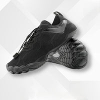 Barfuß-Schuhe | Sportlich | Unisex | Wasserdicht | Schnürverschluss-Schwarz-35-Luzern Mode