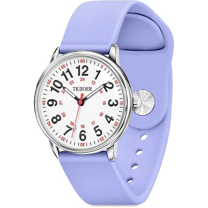 Uhr | Leuchtend, Wasserdicht, Bequem, Langlebig, Vielseitig-Lila-Luzern Mode