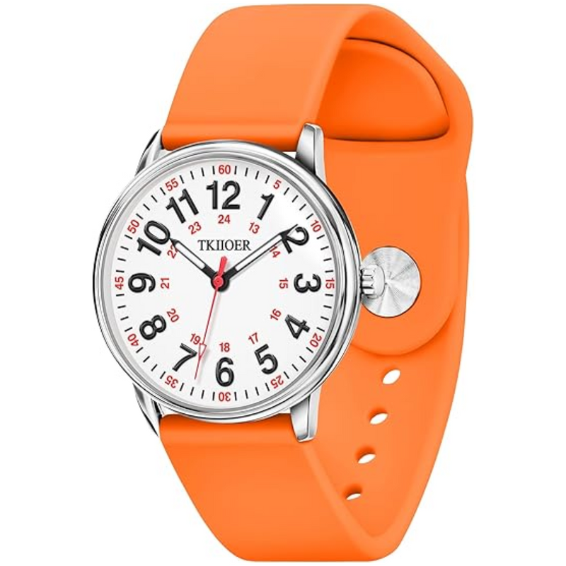 Uhr | Leuchtend, Wasserdicht, Bequem, Langlebig, Vielseitig-Orange-Luzern Mode