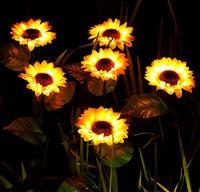 Sonnenblumen-Gartenlampe | Solar Aufladbar Einzigartig Realistisch Wasserdicht-2-Luzern Mode