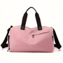 Wasserdichte Sporttasche mit Schuhfach und Schultergurt-Rosa-Luzern Mode