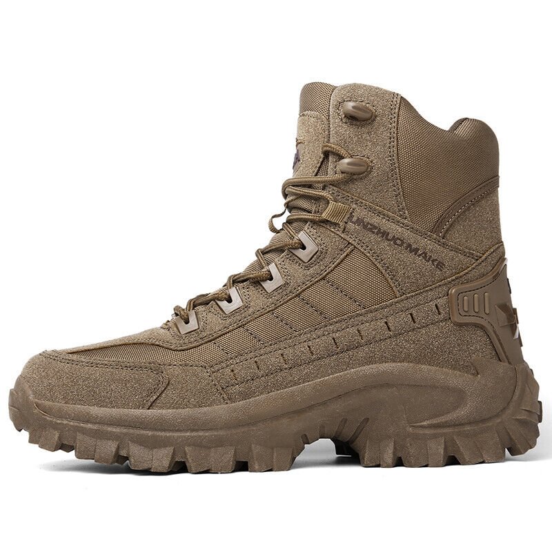 Herren Arbeitsstiefel | Wasserdicht | Robust | Sicher | Schnürung | Wildleder-Luzern Mode