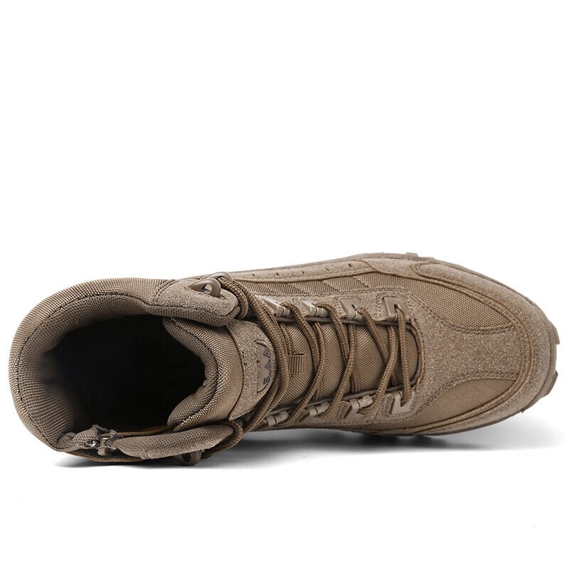 Herren Arbeitsstiefel | Wasserdicht | Robust | Sicher | Schnürung | Wildleder-Luzern Mode