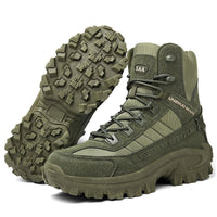 Herren Arbeitsstiefel | Wasserdicht | Robust | Sicher | Schnürung | Wildleder-Luzern Mode