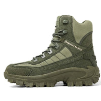 Herren Arbeitsstiefel | Wasserdicht | Robust | Sicher | Schnürung | Wildleder-Luzern Mode