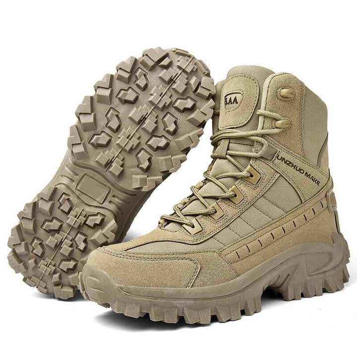Herren Arbeitsstiefel | Wasserdicht | Robust | Sicher | Schnürung | Wildleder-Luzern Mode