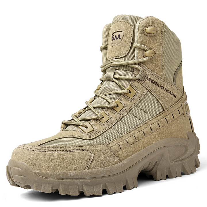 Herren Arbeitsstiefel | Wasserdicht | Robust | Sicher | Schnürung | Wildleder-Luzern Mode