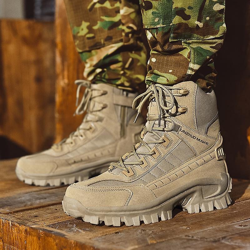 Herren Arbeitsstiefel | Wasserdicht | Robust | Sicher | Schnürung | Wildleder-Luzern Mode