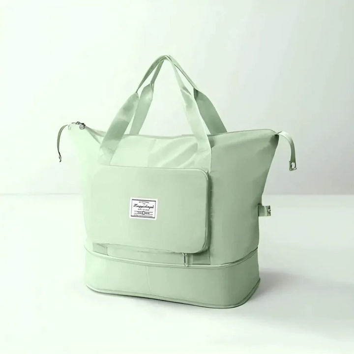 Faltbare Reisetasche mit Schuhfach für Damen und Herren-Mintgrün-Luzern Mode