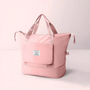 Faltbare Reisetasche mit Schuhfach für Damen und Herren-Rosa-Luzern Mode