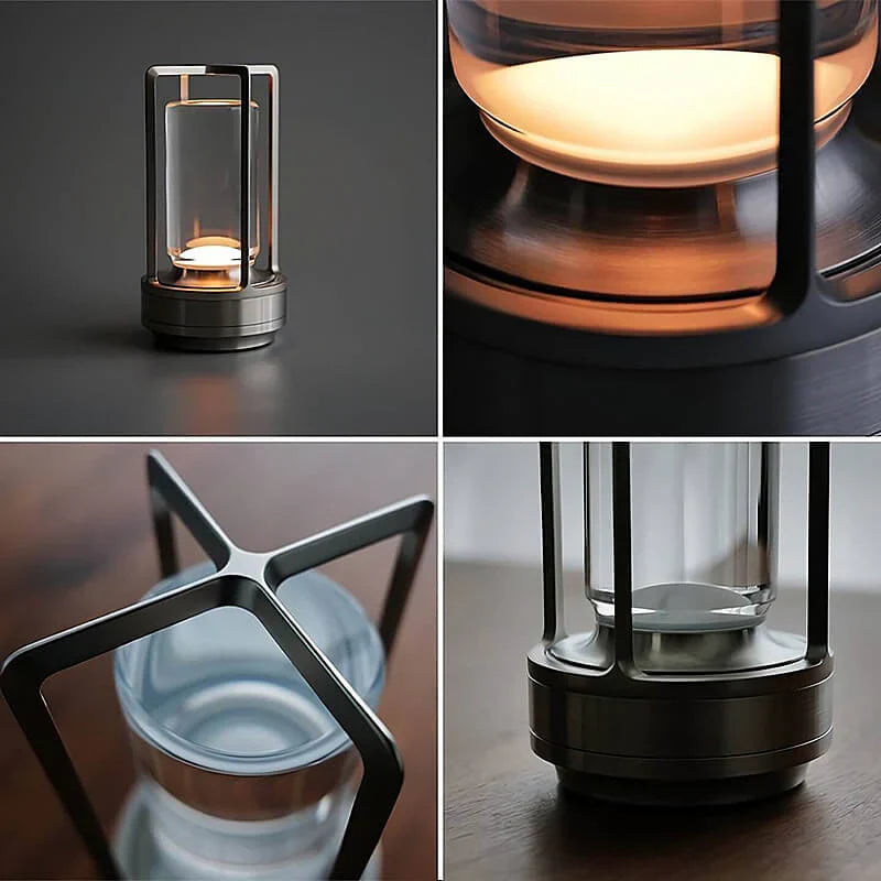Kristall-Tischlampe | Wasserdicht Stilvoll Tragbar Kabellos-Luzern Mode