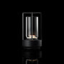 Kristall-Tischlampe | Wasserdicht Stilvoll Tragbar Kabellos-3 Farben – Touch-Bedienung-Schwarz-Luzern Mode