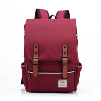 Laptop Rucksack | Unisex | 16 Zoll | Wasserdicht | Oxford | Verstellbar-Bordeauxrot-Luzern Mode