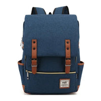 Laptop Rucksack | Unisex | 16 Zoll | Wasserdicht | Oxford | Verstellbar-Dunkelblau-Luzern Mode