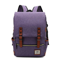 Laptop Rucksack | Unisex | 16 Zoll | Wasserdicht | Oxford | Verstellbar-Lila-Luzern Mode
